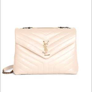 Saint Laurent elegant medium LouLou Matelasse Leather shoulder bag